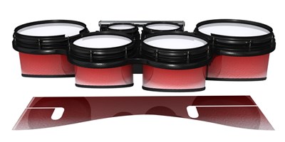 System Blue Professional Series Tenor Drum Slips - Red Blizzard (Red)
