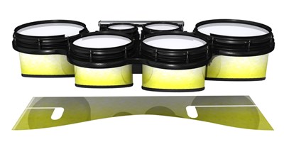 System Blue Professional Series Tenor Drum Slips - Salty Lemon (Yellow)