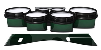 System Blue Professional Series Tenor Drum Slips - Sea Slate Maple (Green)