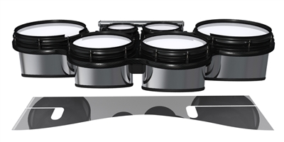 System Blue Professional Series Tenor Drum Slips - Silver Chrome