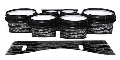 System Blue Professional Series Tenor Drum Slips - Stealth Tiger Camouflage (Neutral)