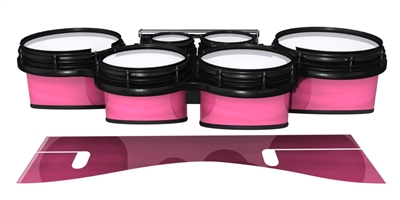 System Blue Professional Series Tenor Drum Slips - Sunset Stain (Pink)