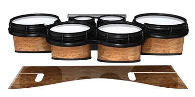 System Blue Professional Series Tenor Drum Slips - Thuya Burl (Neutral)