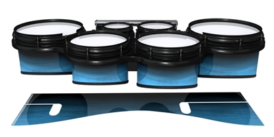 System Blue Professional Series Tenor Drum Slips - Zircon Blue Stain (Blue)