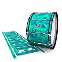 Tama Marching Bass Drum Slip - Aqua Cosmic Glass (Aqua)