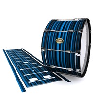 Tama Marching Bass Drum Slip - Blue Horizon Stripes (Blue)