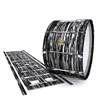 Tama Marching Bass Drum Slip - Chaos Brush Strokes Grey and Black (Neutral)