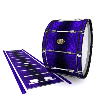 Tama Marching Bass Drum Slip - Electric Purple Rosewood (Purple)