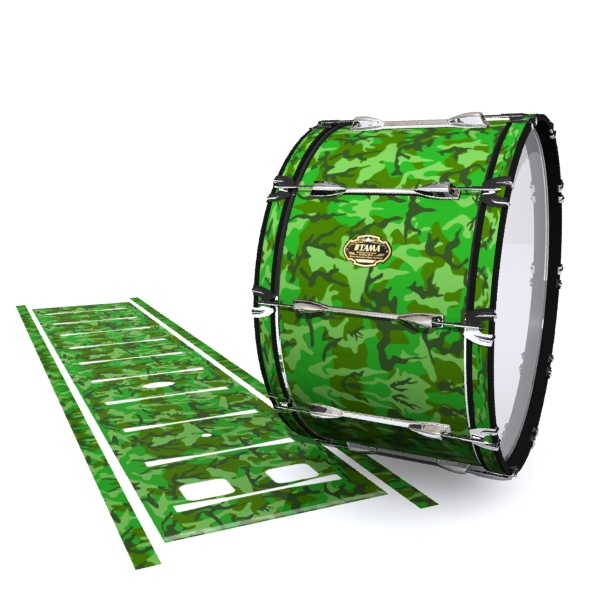 Tama Marching Bass Drum Slip - Forest Traditional Camouflage (Green)