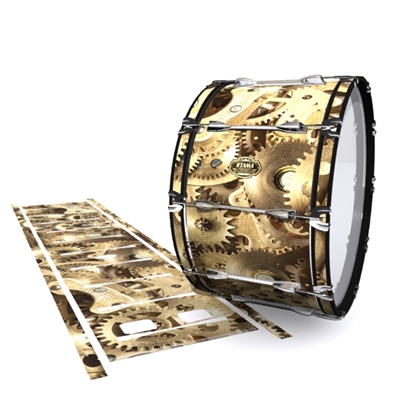 Tama Marching Bass Drum Slip - Golden Gears (Themed)