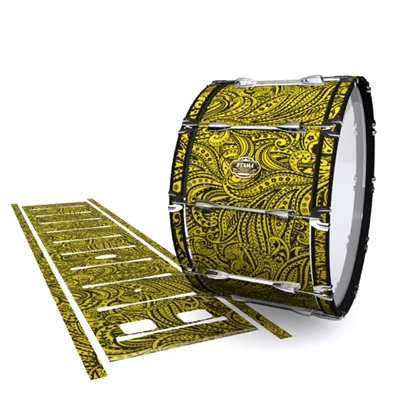 Tama Marching Bass Drum Slip - Gold Paisley (Themed)