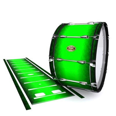 Tama Marching Bass Drum Slip - Green Grain Fade (Green)