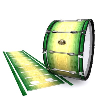 Tama Marching Bass Drum Slip - Jungle Stain Fade (Green)