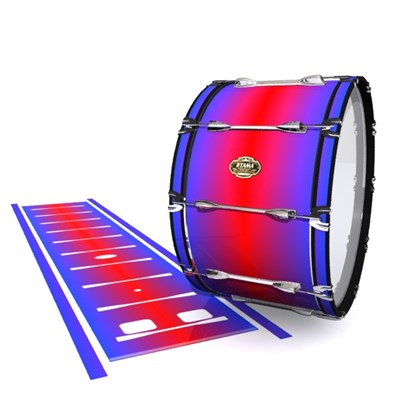 Tama Marching Bass Drum Slip - Orion Fade (Blue) (Red)