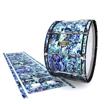 Tama Marching Bass Drum Slip - Seabed Abalone (Blue) (Aqua)