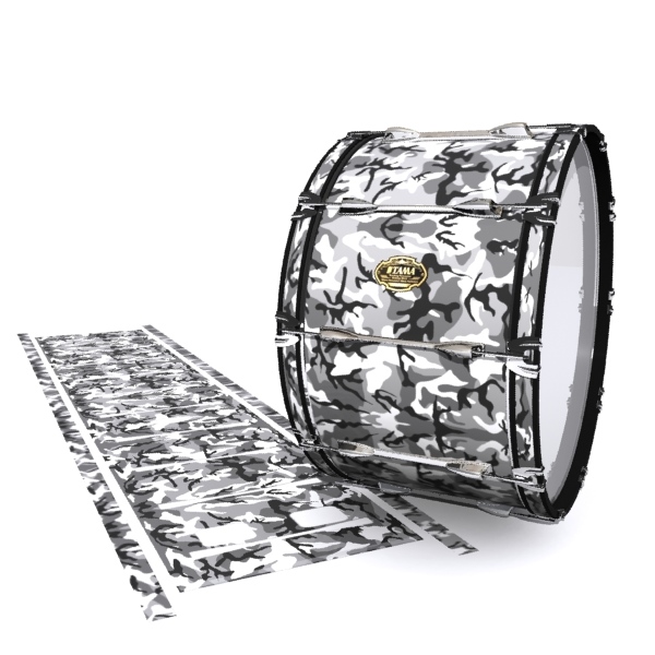 Tama Marching Bass Drum Slip - Siberian Traditional Camouflage (Neutral)