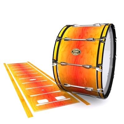 Tama Marching Bass Drum Slip - Sunshine Stain (Orange) (Yellow)