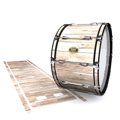 Tama Marching Bass Drum Slip - Vertical Planks (Themed)