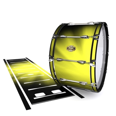 Tama Marching Bass Drum Slip - Yellow Light Rays (Themed)