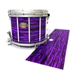 Tama Marching Snare Drum Slip - Chaos Brush Strokes Purple and Black (Purple)