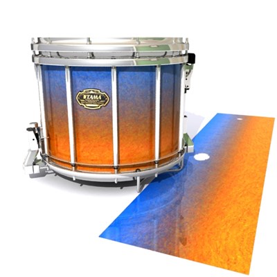 Tama Marching Snare Drum Slip - Exuma Sunset (Blue) (Orange)