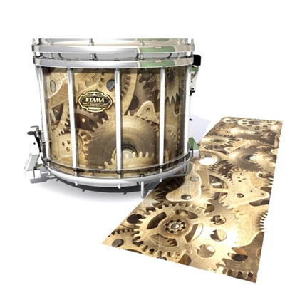 Tama Marching Snare Drum Slip - Golden Gears (Themed)