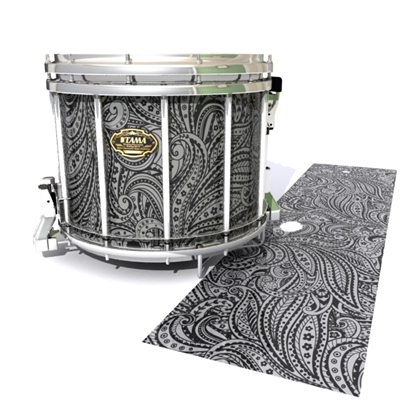 Tama Marching Snare Drum Slip - Grey Paisley (Themed)