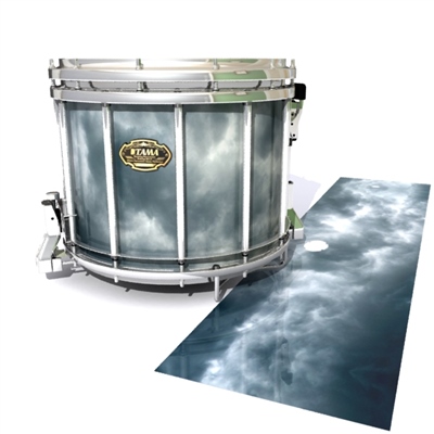 Tama Marching Snare Drum Slip - Grey Smokey Clouds (Themed)