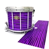 Tama Marching Snare Drum Slip - Lateral Brush Strokes Purple and Black (Purple)