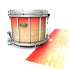 Tama Marching Snare Drum Slip - Maple Woodgrain Red Fade (Red)