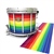 Tama Marching Snare Drum Slip - Rainbow Stripes (Themed)