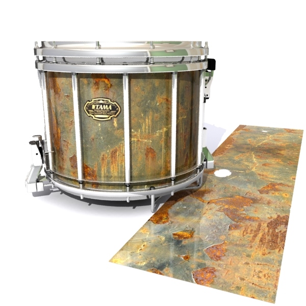 tama☆彡ページです＊ Tama Marching Snare Drum Slip - Rusted Metal (Themed)