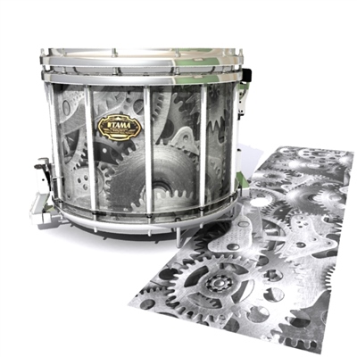 Tama Marching Snare Drum Slip - Silver Gears(Themed)