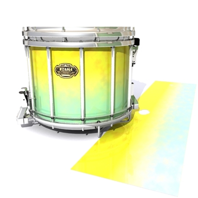 Tama Marching Snare Drum Slip - Springtime Fade (Yellow) (Aqua)