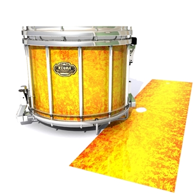 Tama Marching Snare Drum Slip - Sunleaf (Orange) (Yellow)