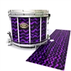 Tama Marching Snare Drum Slip - Wave Brush Strokes Purple and Black (Purple)