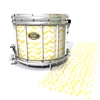 Tama Marching Snare Drum Slip - Wave Brush Strokes Yellow and White (Yellow)