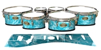 Tama Marching Tenor Drum Slips - Aquatic Refraction (Themed)