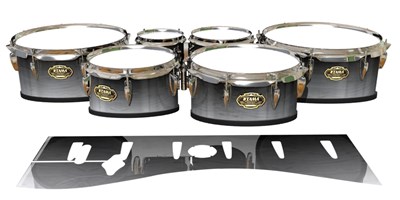 Tama Marching Tenor Drum Slips - Arctic Night Fade (Neutral)