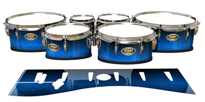 Tama Marching Tenor Drum Slips - Cayman Night (Blue)