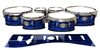 Tama Marching Tenor Drum Slips - Chaos Brush Strokes Blue and Black (Blue)