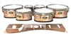 Tama Marching Tenor Drum Slips - Chaos Brush Strokes Orange and White (Orange)