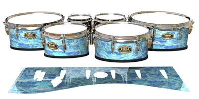 Tama Marching Tenor Drum Slips - Cosmic Tide (Blue)