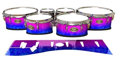 Tama Marching Tenor Drum Slips - Cotton Candy (Blue) (Pink)