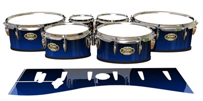 Tama Marching Tenor Drum Slips - Fathom Blue Stain (Blue)