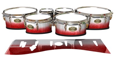 Tama Marching Tenor Drum Slips - Frosty Red (Red)