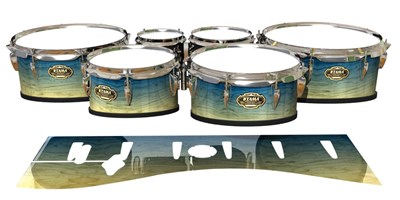 Tama Marching Tenor Drum Slips - Guardsmen Beach (Blue)