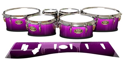 Tama Marching Tenor Drum Slips - Imperial Purple Fade (Purple) (Pink)