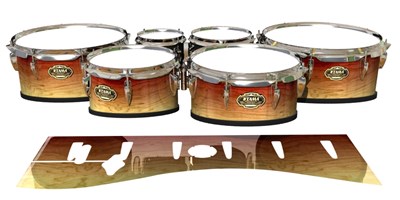 Tama Marching Tenor Drum Slips - Lion Red Stain (Red)