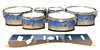 Tama Marching Tenor Drum Slips - Maple Woodgrain Blue Fade (Blue)